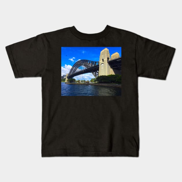 Sydney Harbour Bridge! Kids T-Shirt by Mickangelhere1